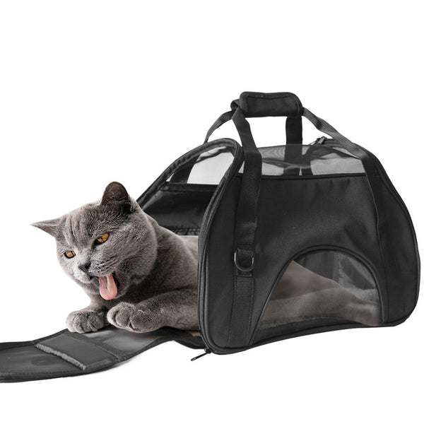 Black Portable Pet Carrier