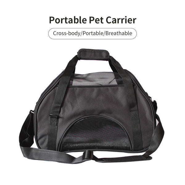 Black Portable Pet Carrier