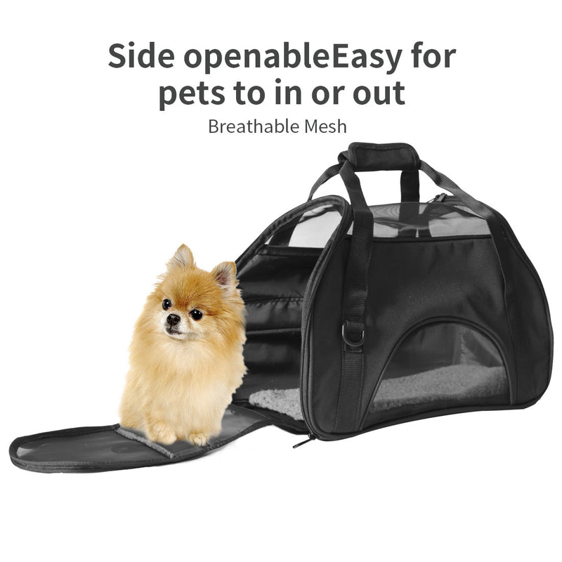 Black Portable Pet Carrier